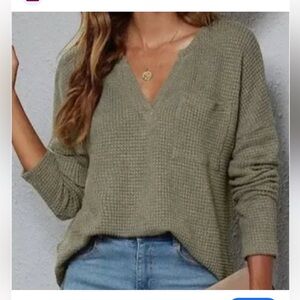 Pink Lily Waffle Top